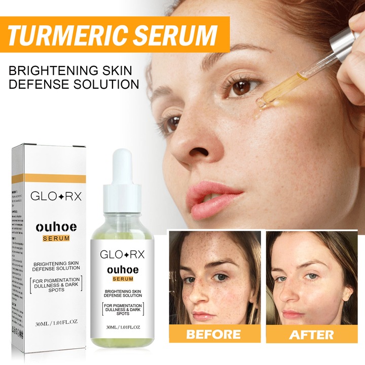 Serum pentru fata cu turmeric, 30ml, hidratant si iluminator