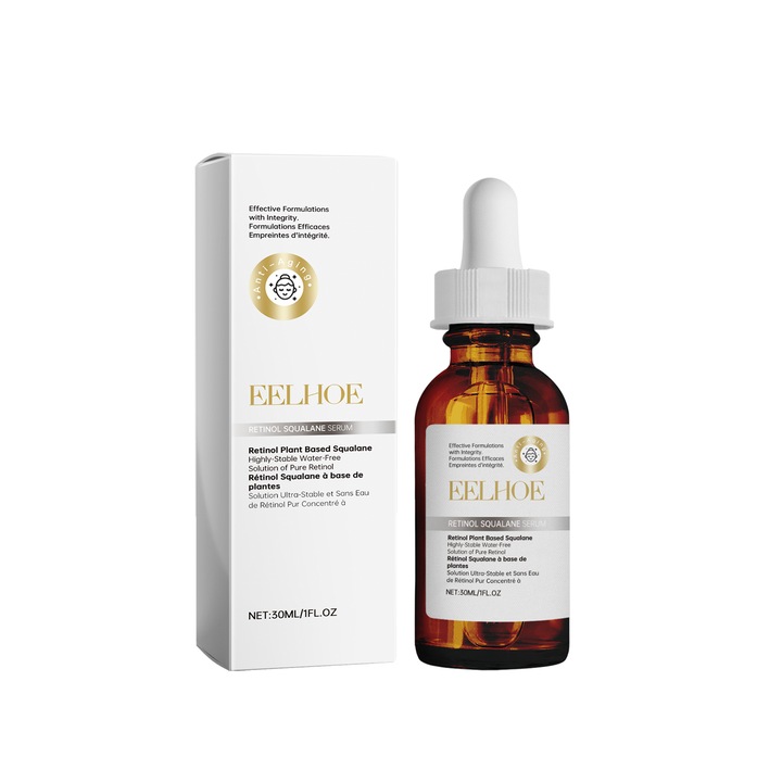 Serum cu Retinol si Squalan, hidratare ten, 30ml