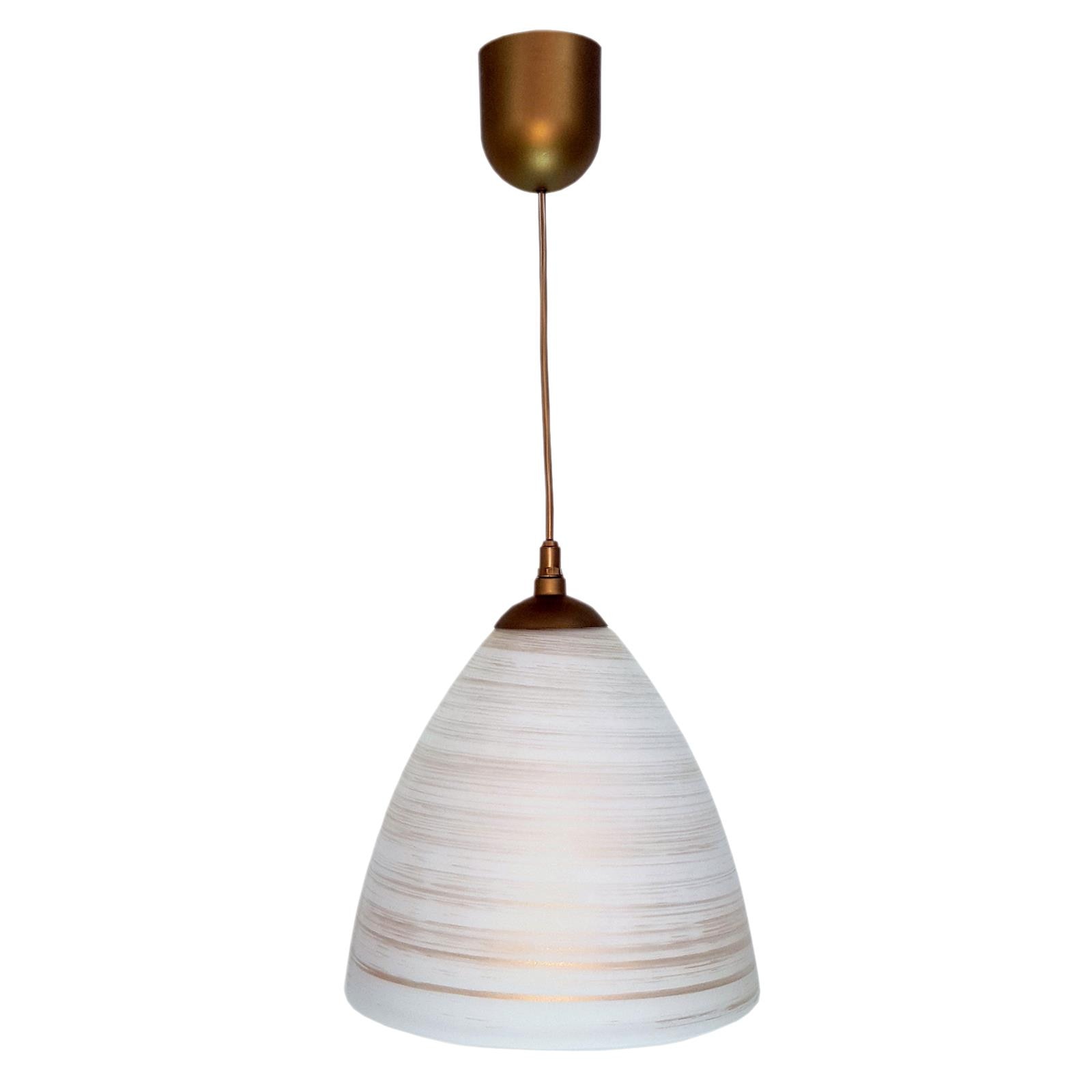 Lampa suspendata in stil clasic Lampex, 75 cm, Auriu