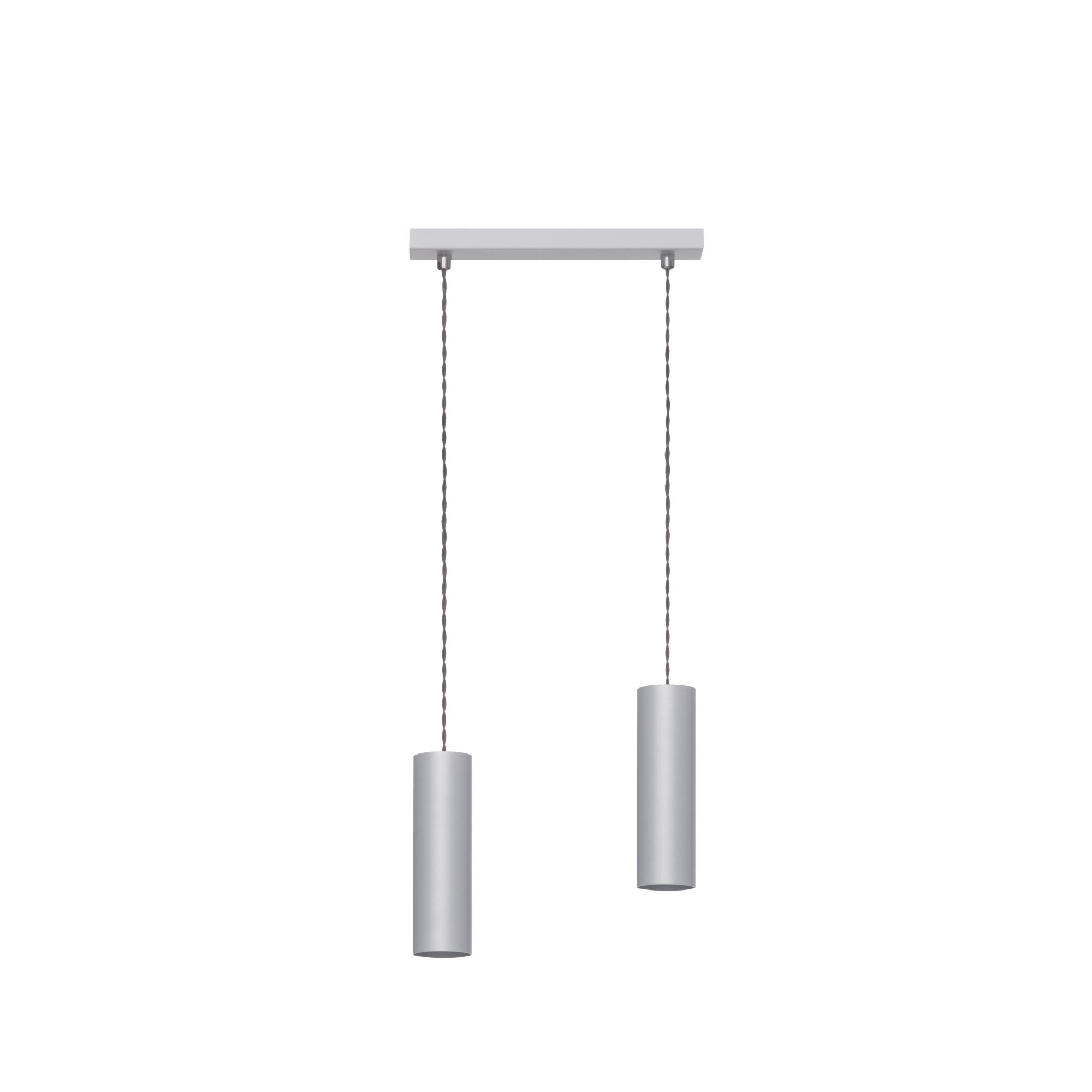 Pendul Lampex Rollg, GU10, 2 x 40 W, Gri