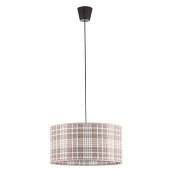 Pendul Cyntia, Lampex, E27, 1x60W, Maro/Gri Pendul Cyntia, Lampex, E27, 1x60W, Maro/Gri