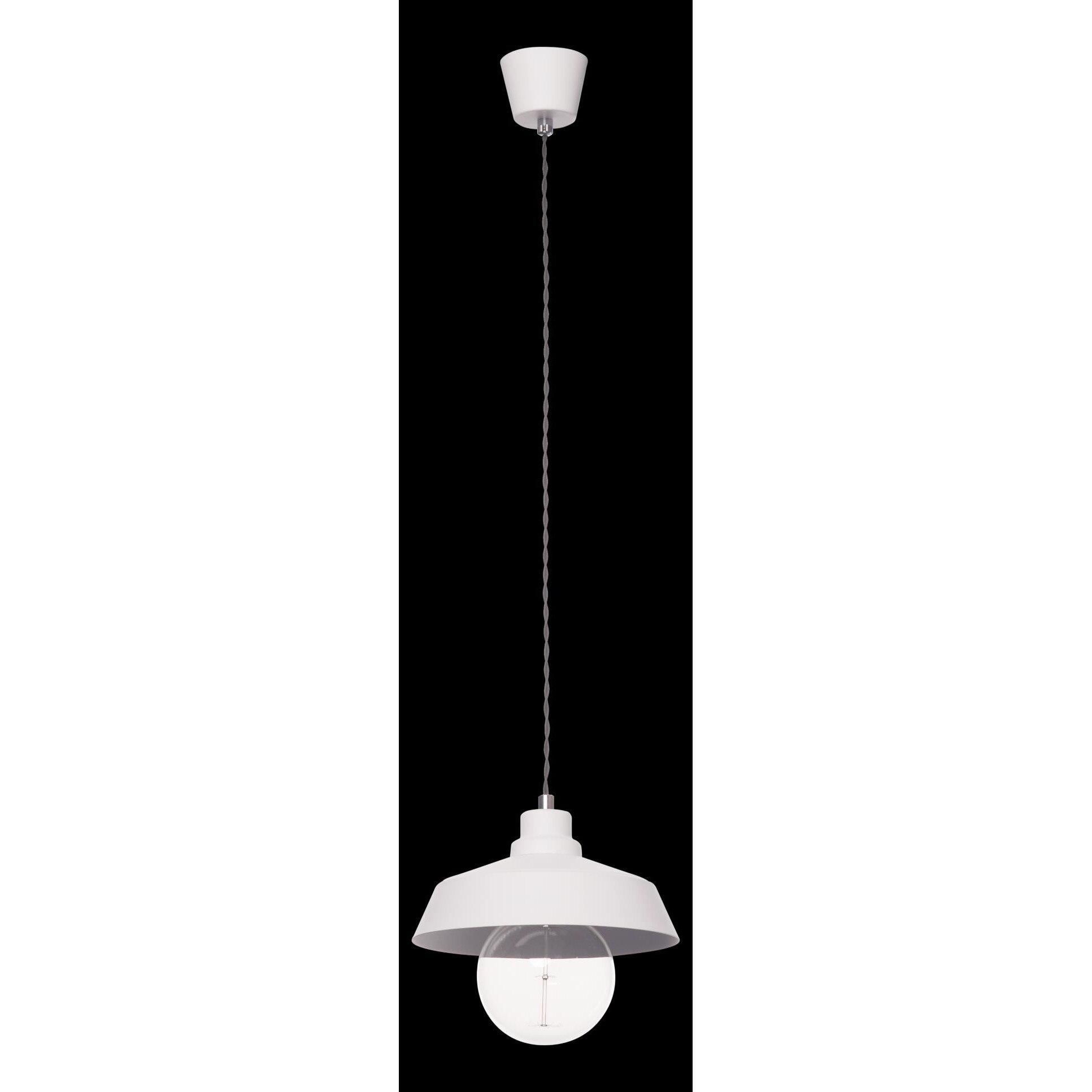 Lustra Vinci Z1 BIA Lampex, E27, 1x40 W, Alb