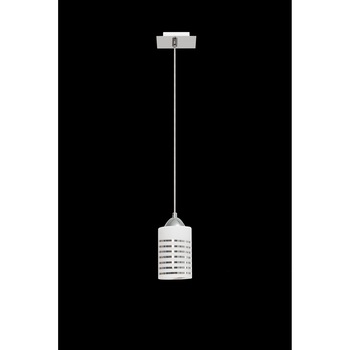 Lustra Lampex Nila 1, E27, 1x40W, Gri/Argintiu Lustra Lampex Nila 1, E27, 1x40W, Gri/Argintiu