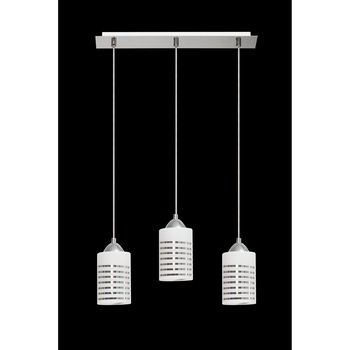 Lustra Lampex Nila 3, E27, 3x40W, Gri/Argintiu Lustra Lampex Nila 3, E27, 3x40W, Gri/Argintiu