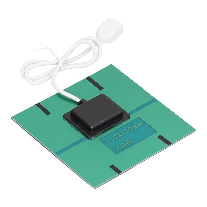 Napelem 1,5W 6V, 110x110mm, barkács projektekhez, napelemes töltő