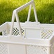 Cos de picnic pliabil, plastic, alb, 244g