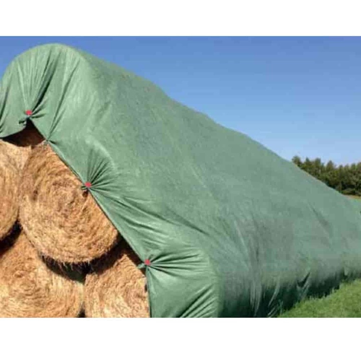 Prelata izolare baloti Boni-Shop, 140g/m, 10,4m x 25m, rezistent la UV, impermeabil