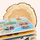 Puzzle Montessori din Lemn pentru Copii, 3D, 0-3 Ani, Model Insecte, Educativ, Intuitiv, Creativ, 9 Piese