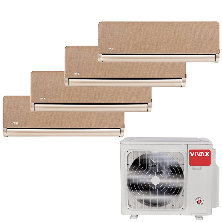 Aer Conditionat MULTISPLIT VIVAX ACP-36COFM105AERI / 3x ACP-09CH25AEHI Gold + ACP-12CH35AEHI Gold, Inverter, Ionizator, Follow Me, Flux de aer 3D, Wi-Fi Ready