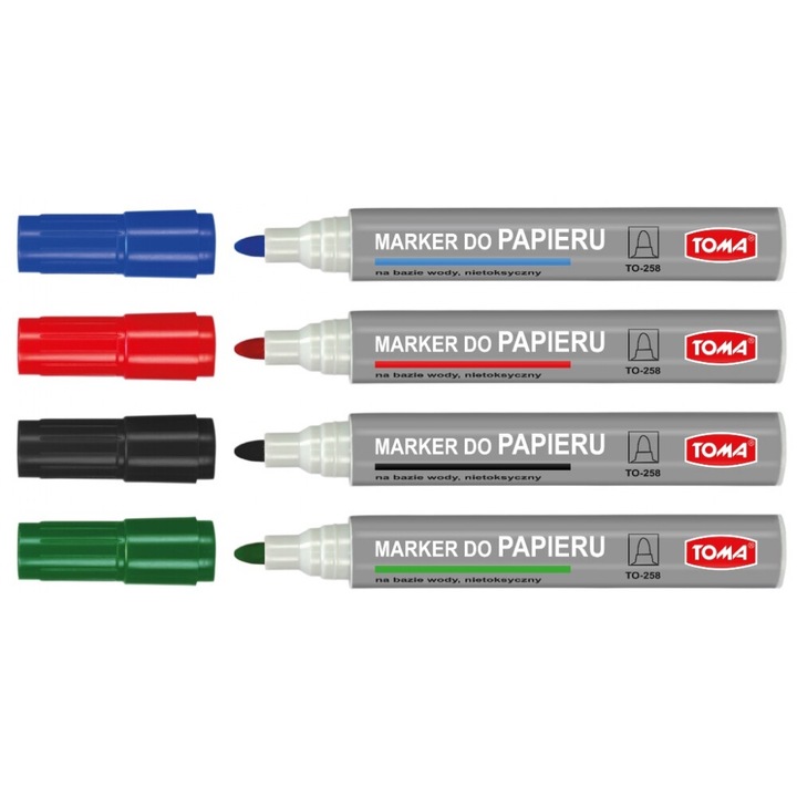 Маркер за флипчарт, 4 цвята, 2.0 мм