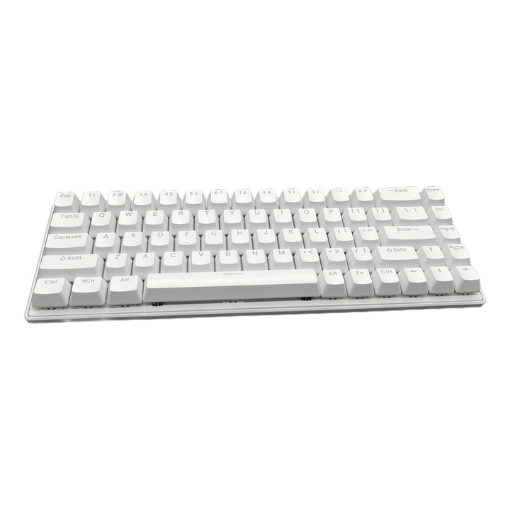 Mechanikus gaming billentyűzet, RGB, 68 billentyű, vezeték nélküli + USB Type-C