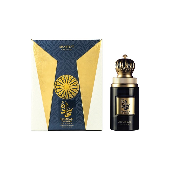 Apa de Parfum Arabiyat Prestige Hamdan The Hero, Barbati, 75 ml