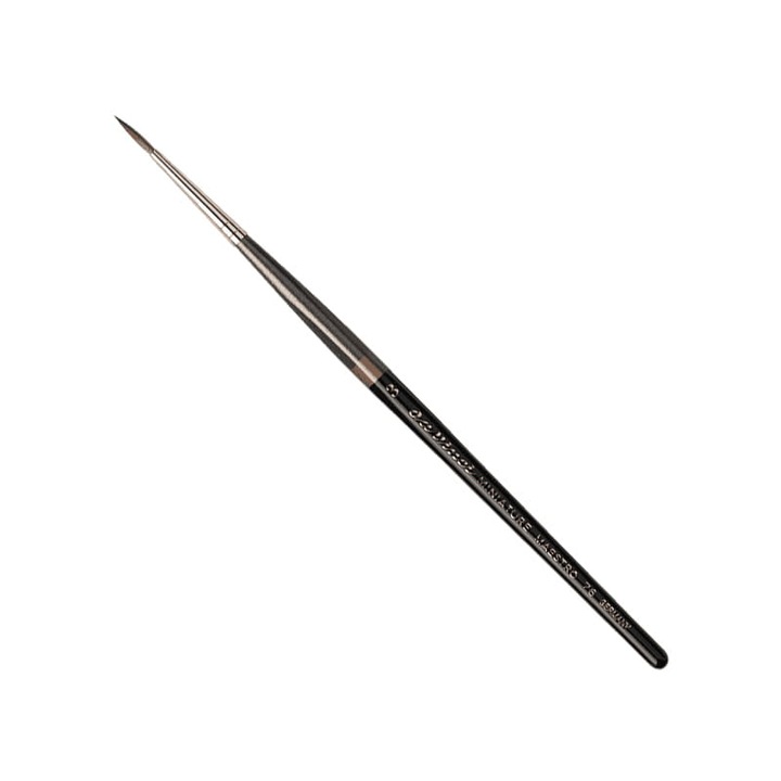 Maestro Miniature Brush Series 76 Size 3, Kolinsky Redsable Brushes, Da Vinci