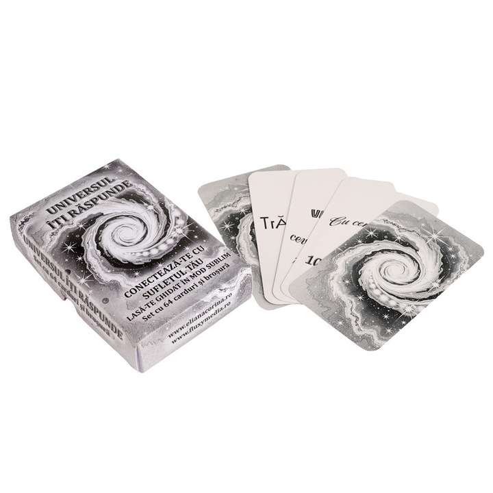 CARDURI ORACOL - UNIVERSUL ITI RASPUNDE - SET de 64 CARDURI ORACOL + 1 CARD Special cu Instructiuni