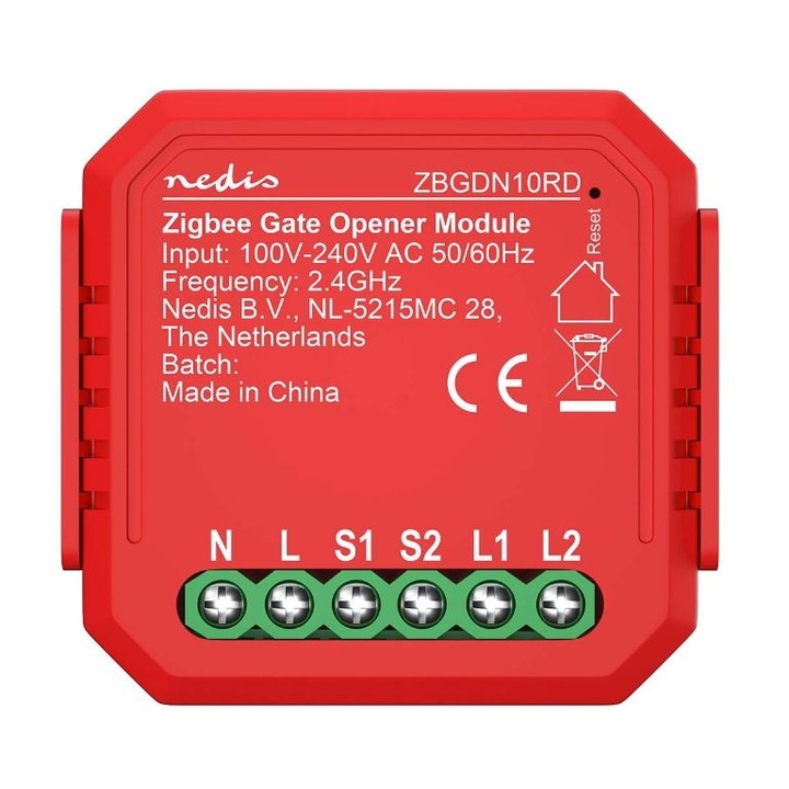 Intelligens relé garázskapu automatizáláshoz, 5A, Zigbee 3.0