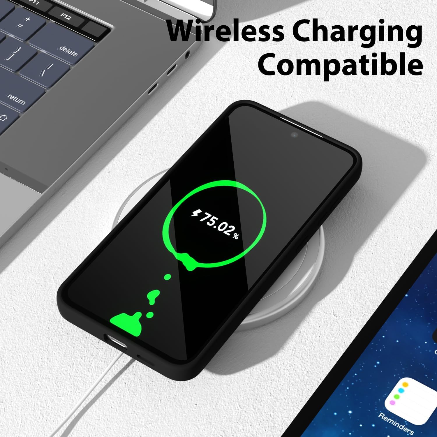 BestCase® Husa pentru Realme 14 Pro Plus 5G, Premium Slim Silicon 1.2MM, Microfibra in interior, Antisoc, Protectie camera si ecran, Negru