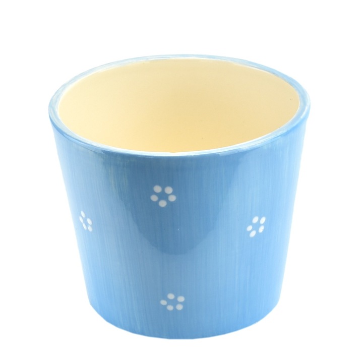 Ghiveci de flori din portelan 10x12 cm