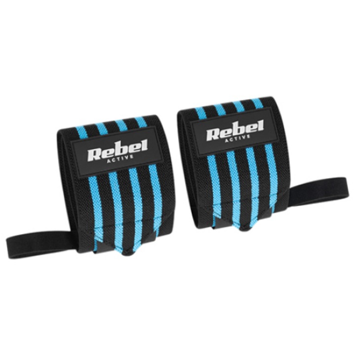 2 db-os csuklópánt készlet REBEL ACTIVE WRIST WRAP RBA-2504, poliészter