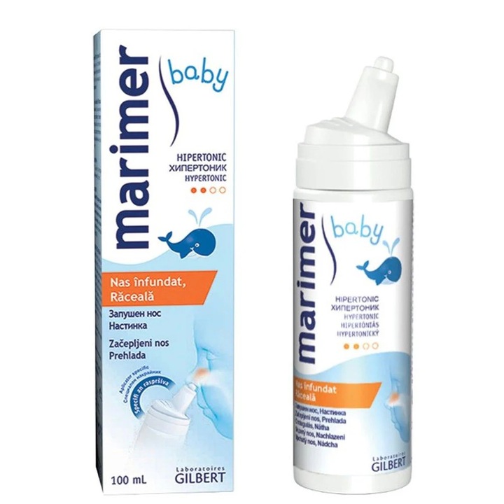 Spray nazal Marimer Baby Hipertonic Spray, 100ml, Marimer