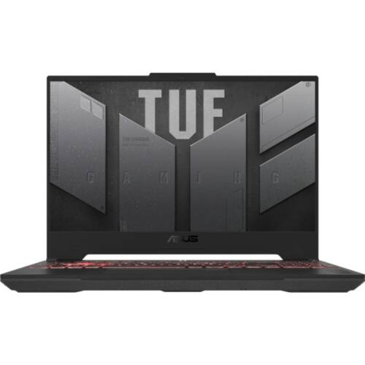 Laptop ASUS TUF A15 FHD 15,6 hüvelykes AMD Ryzen 9 8945H 16 GB 512 GB PCIe RTX 4060 Free Dos Mecha Grey