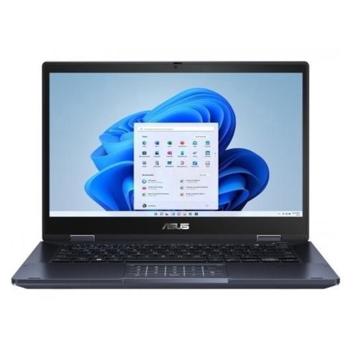 Laptop Asus ExpertBook B3 B3402FVA-EC0800X, 14 hüvelykes 1920 x 1080 érintőképernyő, Intel Core i5-1335U 10 C / 12 T, 3,4 GHz - 4,6 GHz, 12 MB gyorsítótár, 55 W, 16 GB Intel, 16 GB DDR, 1 Pro, fekete