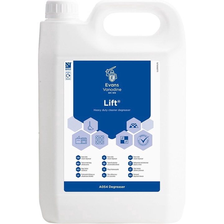 Detergent degresant pentru bucatarie Evans Lift 5 litri