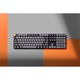 Keychron K5 QMK версия 2 Безжична механична клавиатура, Bluetooth 5.2, Shine-Through, RGB LED, Hot-Swappable, Low Profile 2.0 Механичен превключвател Кафяв