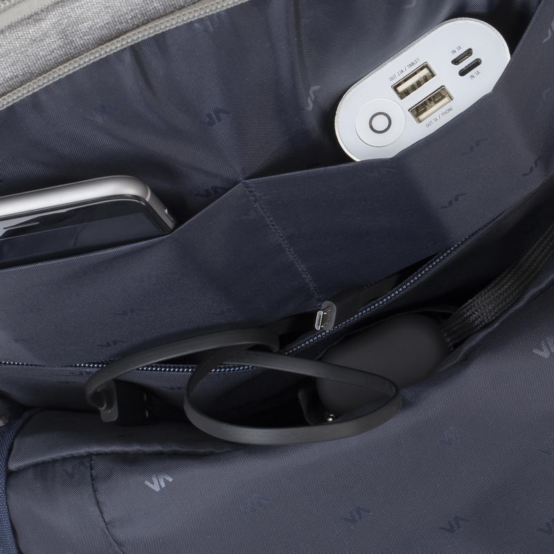 Rucsac laptop Rivacase Business, 15.6", Grey