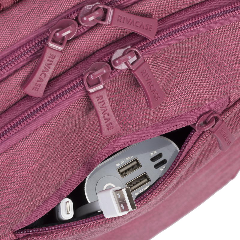 Rucsac laptop Rivacase Business, 15.6", Red