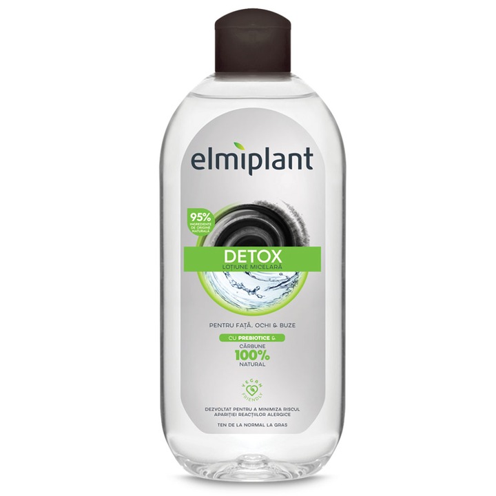 Pachet 2 X Lotiune Micelara Detox Elmiplant 400ml