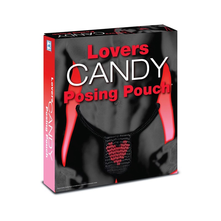 Lenjerie comestibila, Design senzual si dulce, Lovers Candy Posing Pouch, 264g