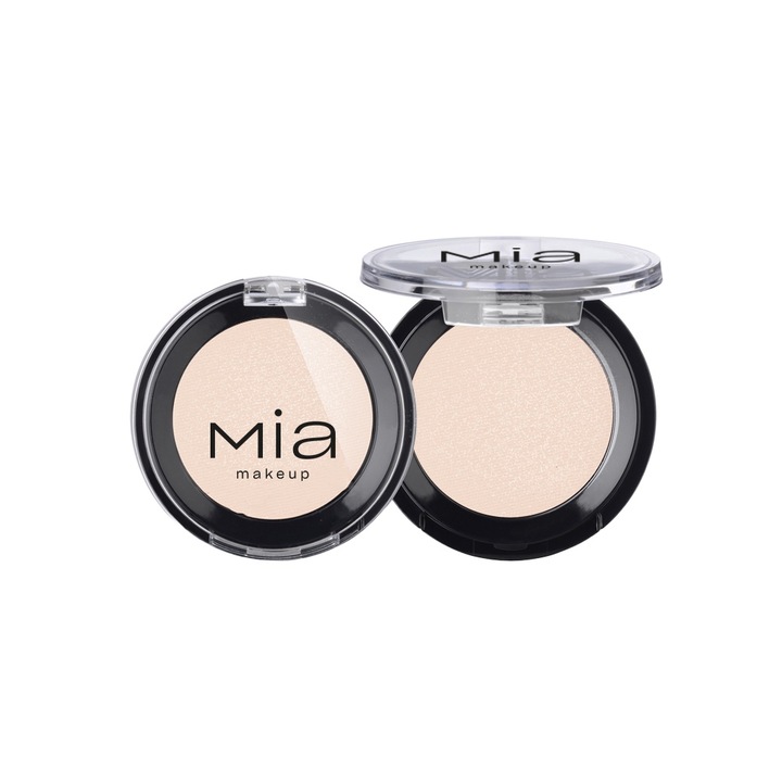 Mia Makeup Eyeshadow Glitter Ivory Mono Eyeshadow