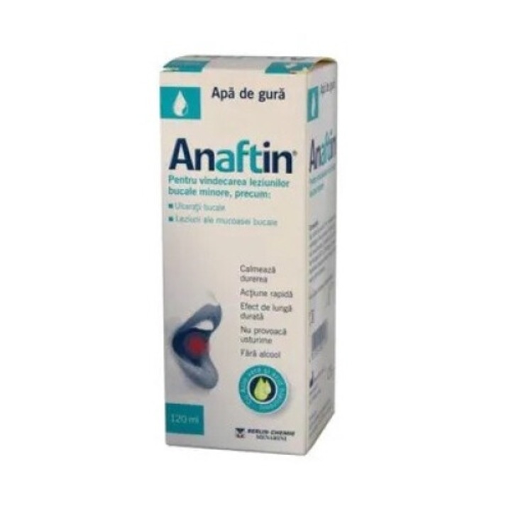 Anaftin szájvíz, 120 ml, Anaftin
