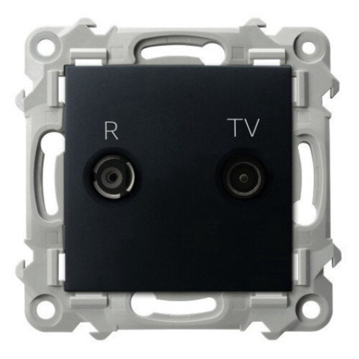 RTV SZAFIR Стенен контакт черен Ospel