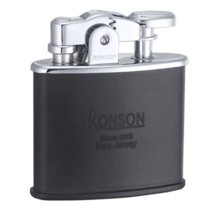 Bricheta pe benzina Ronson Standard U.S. model 1943, black - culoarea neagra, un clasic nemuritor