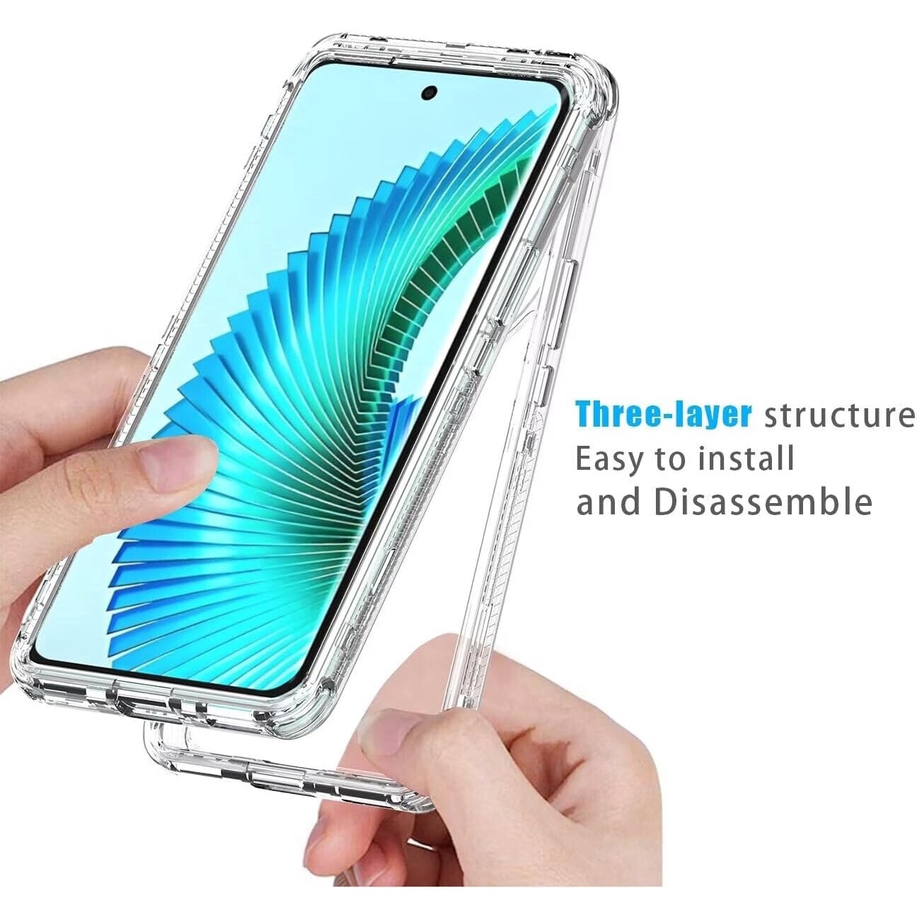 Intelli® Husa de Protectie Compatibila Honor Magic6 Lite / X50 5G / X9b, din silicon gel, Colturi Anti Soc, Protectie Camera, Subtire, Transparent