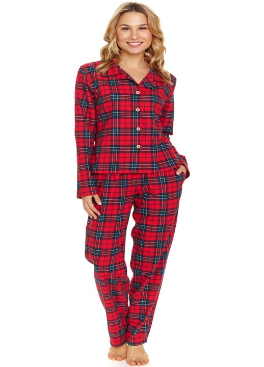 Pijama dama Doctor Nap PM.7125 Red Check XL