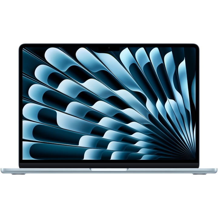 Apple MacBook Air 13" laptop, Apple M4 processzor, 10 magos CPU, 8 magos GPU, 16GB RAM, 256GB, Nemzetközi billentyűzet, Égkék