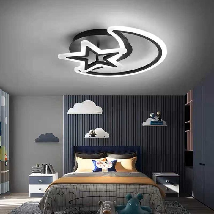 LED полилей Black Moon & Star 2.4G Sueva® wifi дистанционно управление светлина/студено/топло/неутрално регулируем интензитет