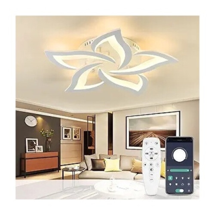 LED полилей с wifi дистанционно управление Sueva® D58cm 2.4G светлина/студено/топло/неутрално регулируем интензитет