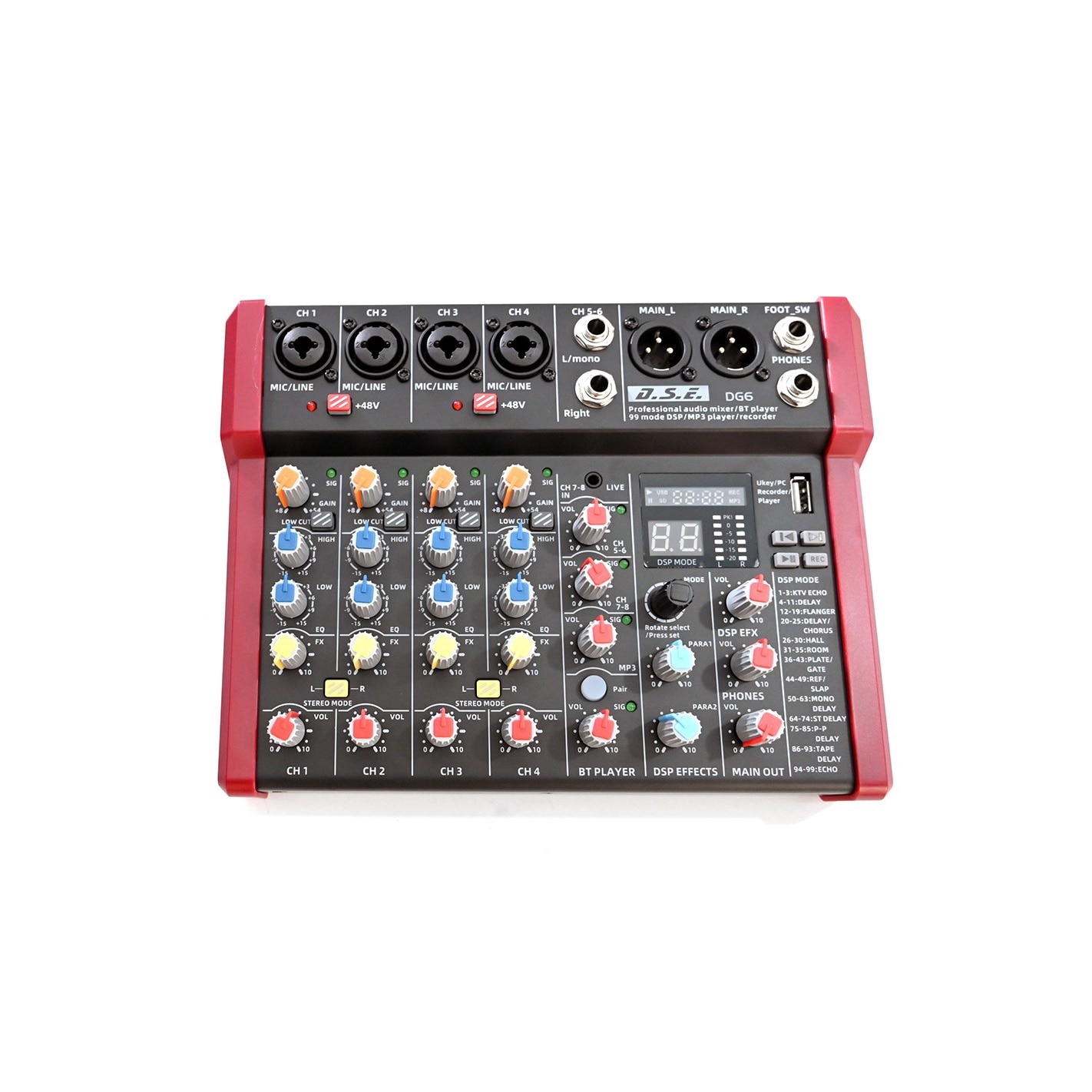 Mixer Analog Audio Alto ZMX862, 6 canale - eMAG.ro