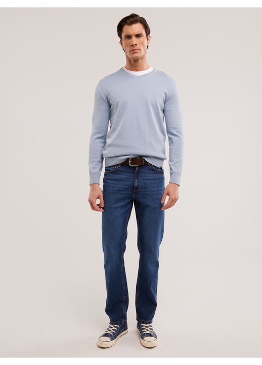 Férfi pulóver, Big Star, PULLOR VASSIC 400, minőségi anyag, 2XL INTL