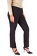 Pantaloni eleganti de dama cu picioare drepte, comozi si flexibili, Negru