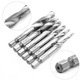 Set 6 burghie, Zola, dimensiuni M3-M10, tija hexagonala 1/4", pentru gaurire si filetare, otel, tip HSS, argintii