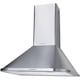 Hota incorporabila decorativa Tesla DC600AXP, Putere de absorbtie 630 mc/h, 3 viteze, Iluminare LED, 60 cm, Inox