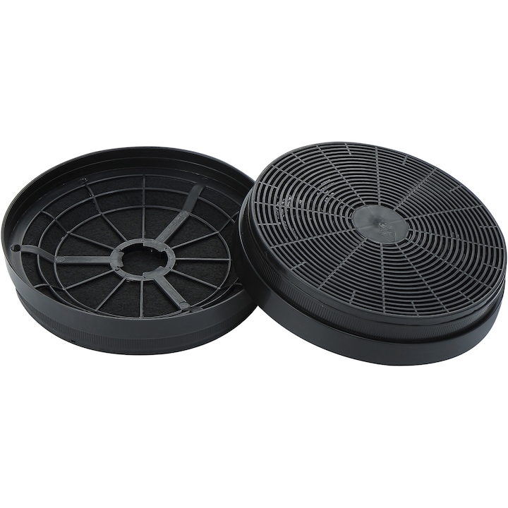 Set filtre de carbon hota decorativa Tesla CF110, compatibile cu modelele DC600AX,DC900AX,DC600AXB,DC900AXB,DD600AXB,DD600AB,DC600AXP,DC900AXP,DCR600AIP,DCR600ABP, 2 buc/set