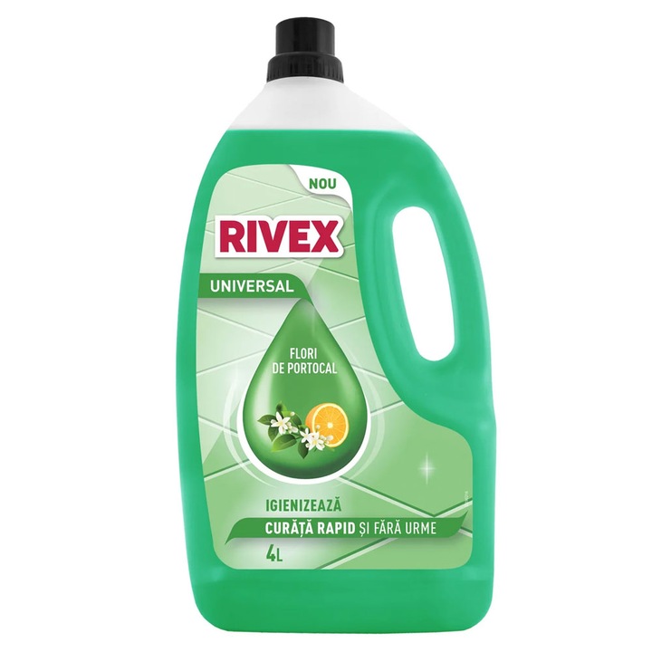 Solutie detergent universal Rivex Flori de portocal 4L