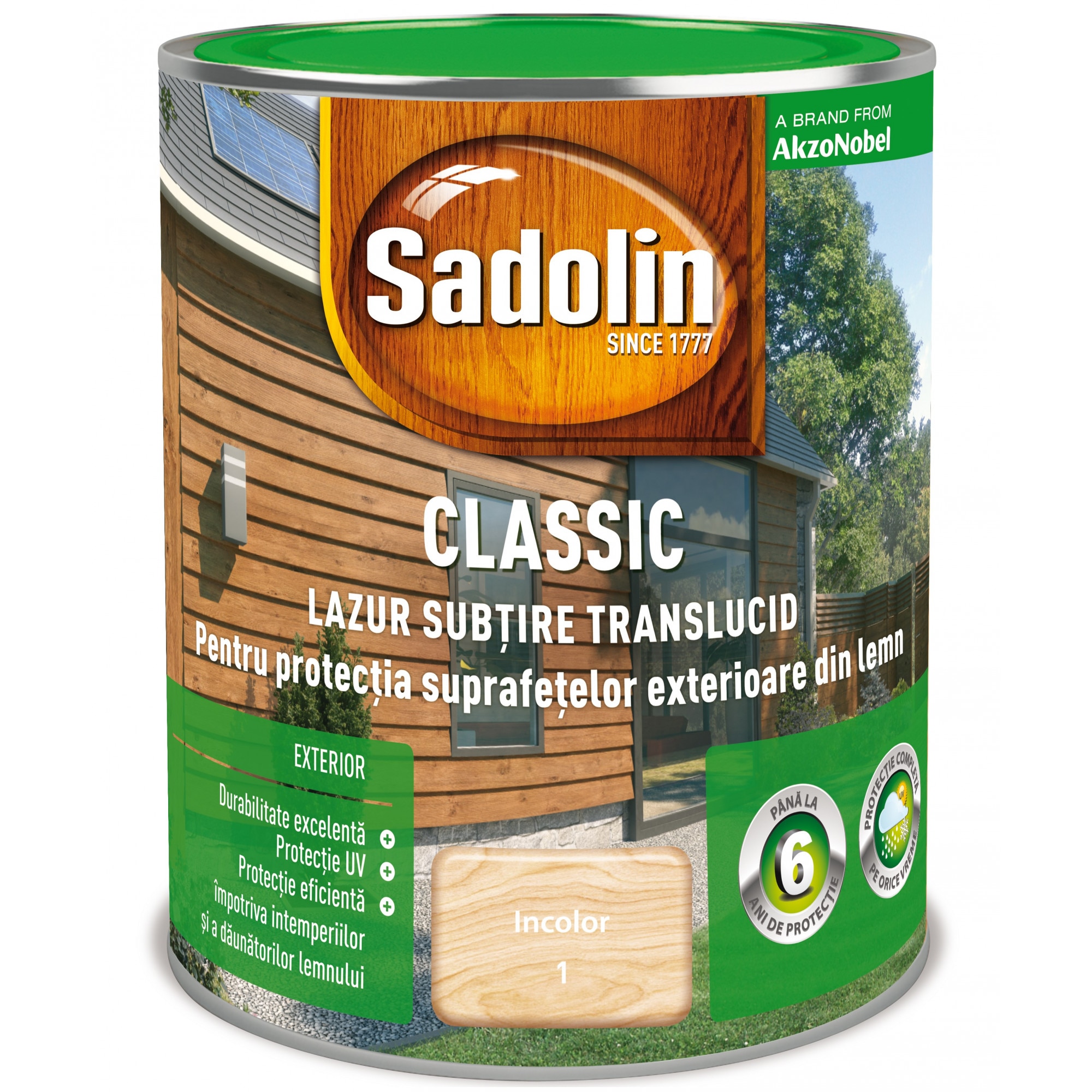 Lazura Sadolin Classic 0,75 Incolor