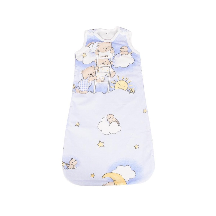 Sac de dormit, iarna, ursuletul somnoros, albastru-0-6 luni