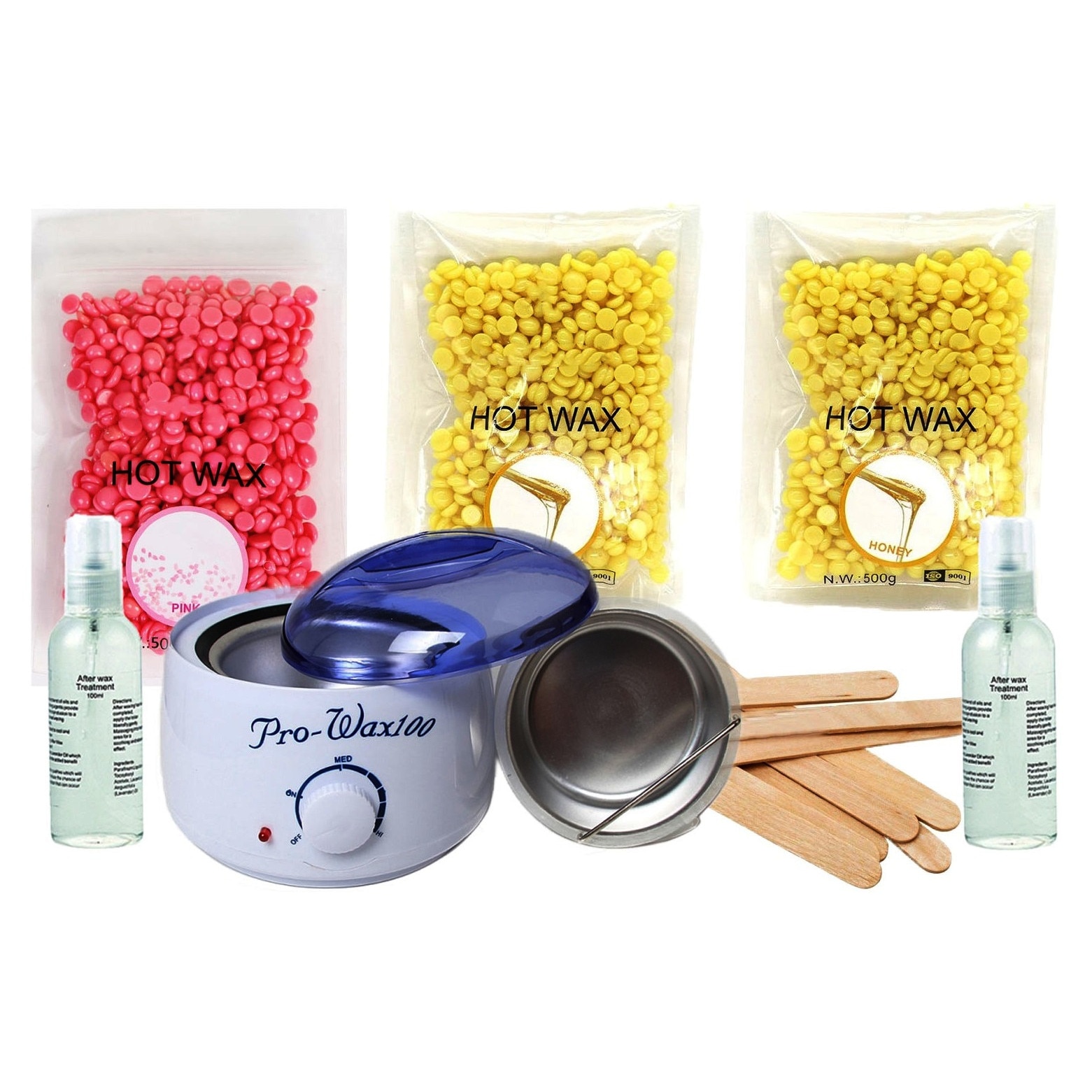Kit Epilare No.87 cu Ceara Epilare Granule Refolosibila - EVO Triple Wax